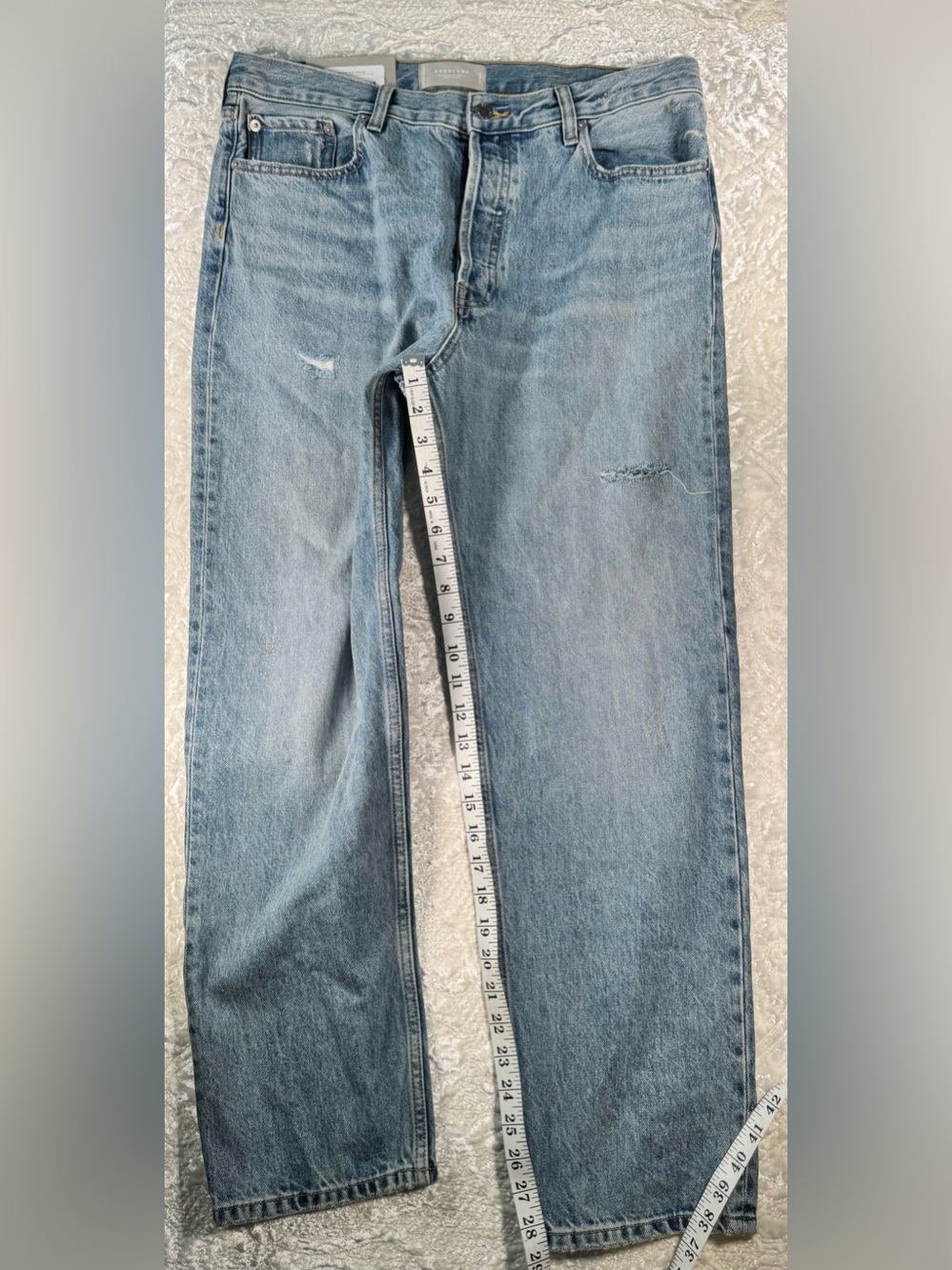 NWT Everlane Light Blue Relaxed Straight Leg Jeans